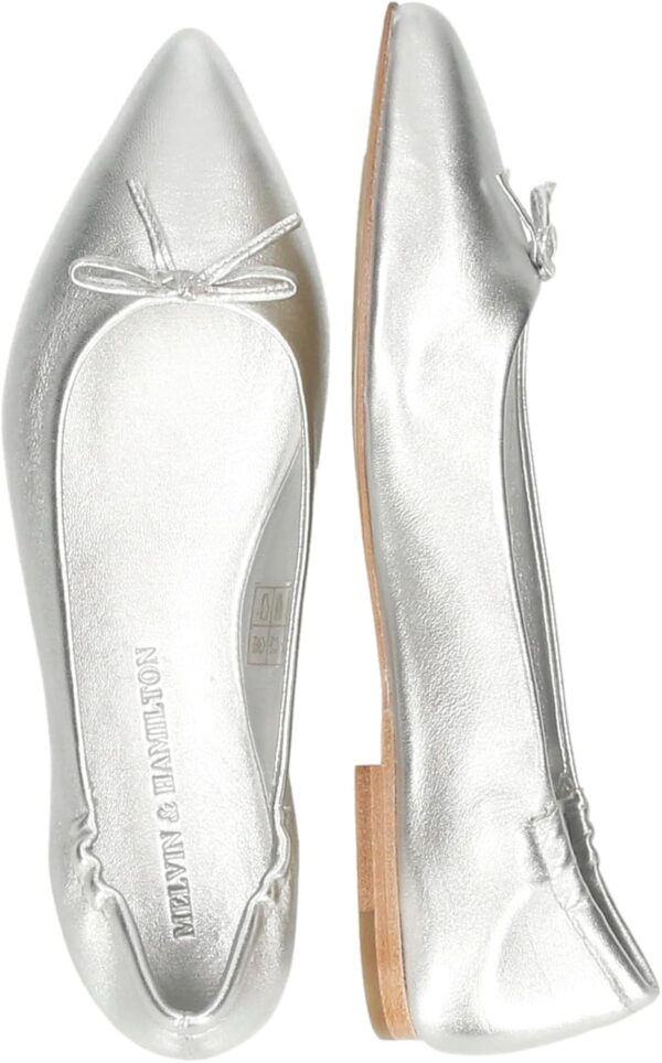 Ballerine Donna Melvin Hamilton Alora 4 Pelle Argento-5