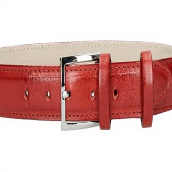 Cintura Donna Melvin Hamilton pelle fatta a mano Rosso