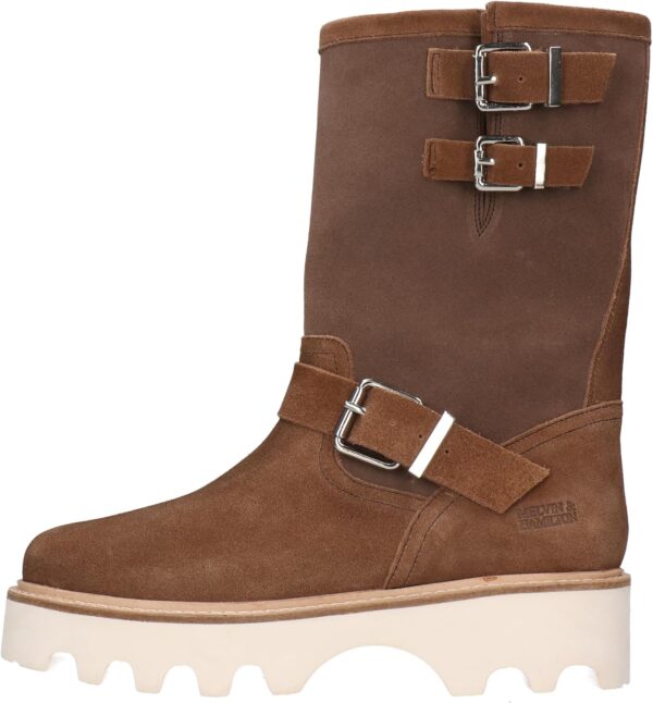 Stivali Chelsea Donna Melvin Hamilton Pelle Beige Eliana 2-2