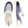 Loafer donna Melvin Hamilton Jade 12 blu artigianali