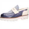 Loafer donna Melvin Hamilton Jade 12 blu artigianali