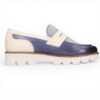 Loafer donna Melvin Hamilton Jade 12 blu artigianali
