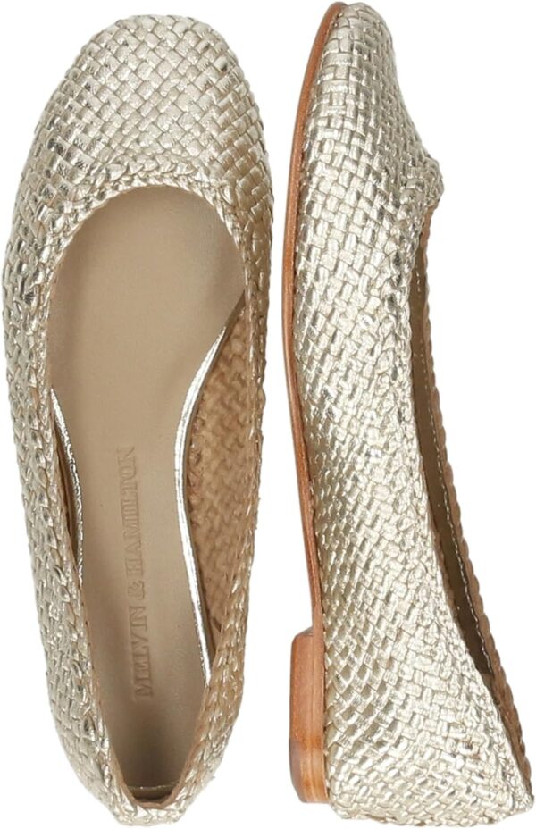 Ballerine Donna Melvin Hamilton Kate 5 Argento Pelle-5