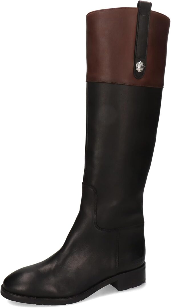 Stivali altezza ginocchio Melvin Hamilton pelle donna nero-0