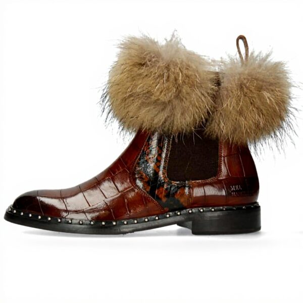 Stivaletto Donna Melvin Hamilton Sally 114 Pelle Marrone