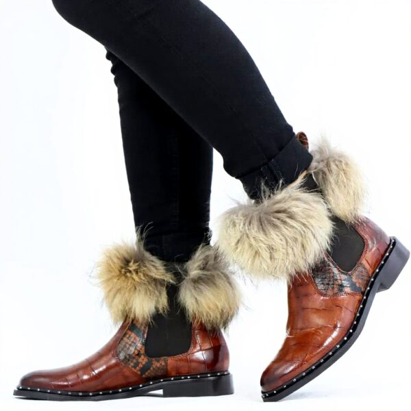 Stivaletto Donna Melvin Hamilton Sally 114 Pelle Marrone