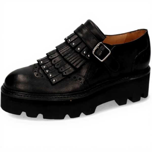 Mocassini Donna Melvin Hamilton Sally 76 Pelle Nero
