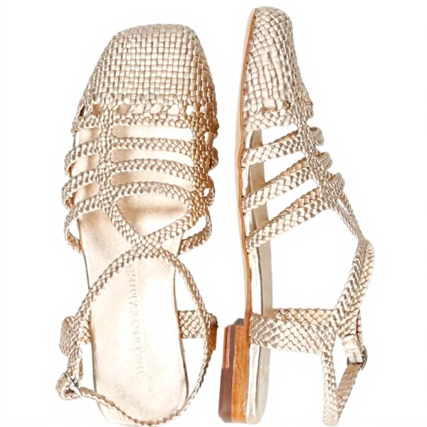 Sandali Donna Melvin Hamilton Sandrine 4 Nero artigianali