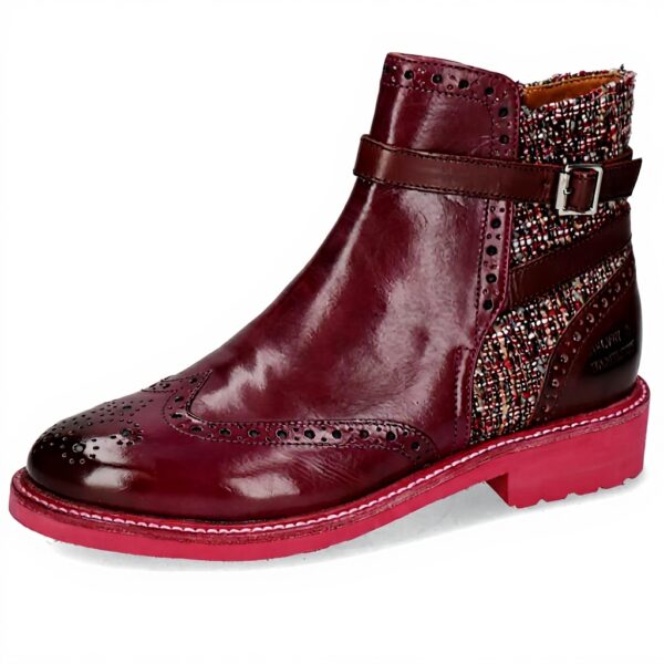 Stivaletto Donna Melvin Hamilton Selina 25 Pelle Viola