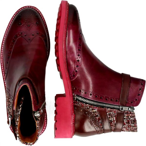 Stivaletto Donna Melvin Hamilton Selina 25 Pelle Viola