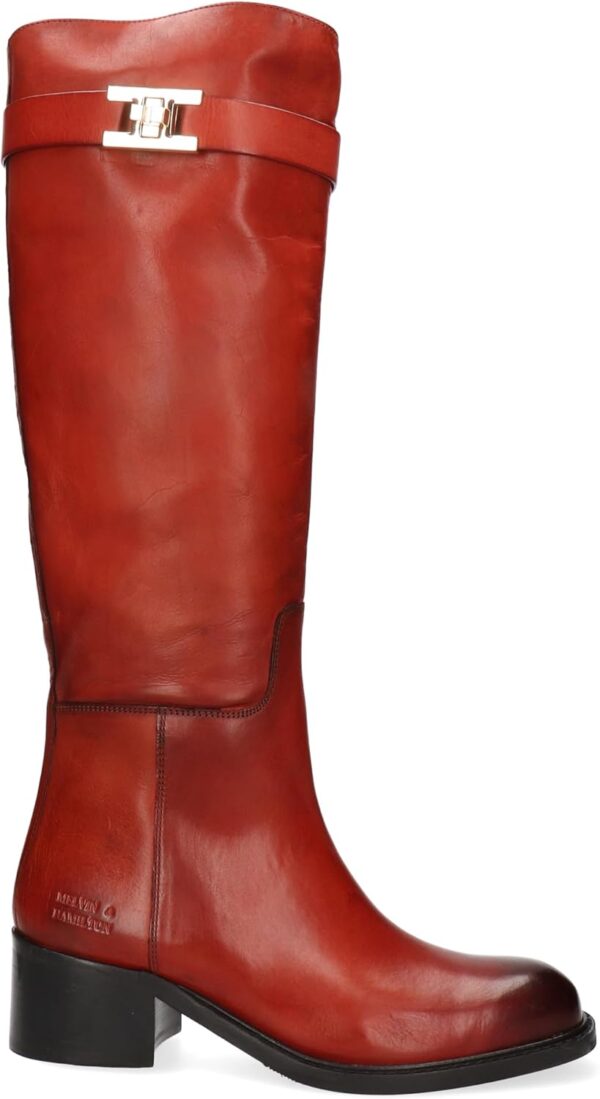 Stivali Donna Melvin Hamilton Pelle Mucca Tacco Blocco-8