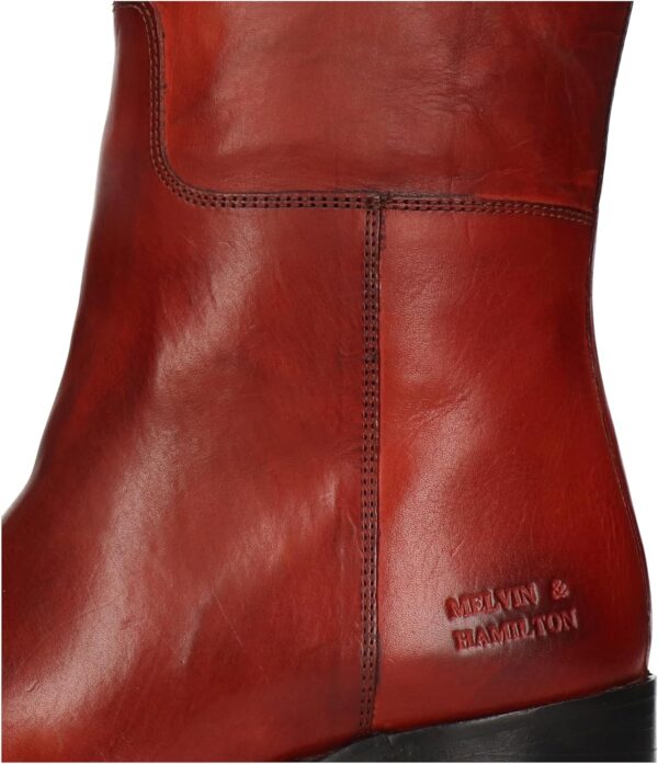 Stivali Donna Melvin Hamilton Pelle Mucca Tacco Blocco-4