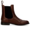Stivali Chelsea Donna Melvin Hamilton pelle marrone nero