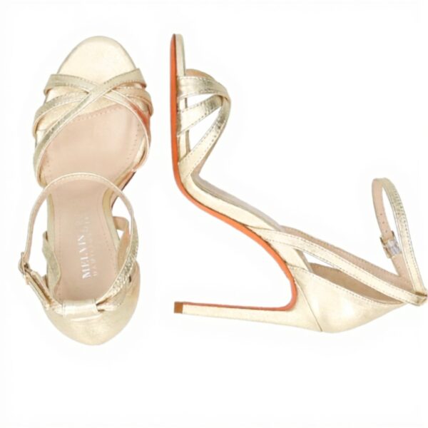 Sandali moda donna Melvin Hamilton Valentina 1 tacco beige