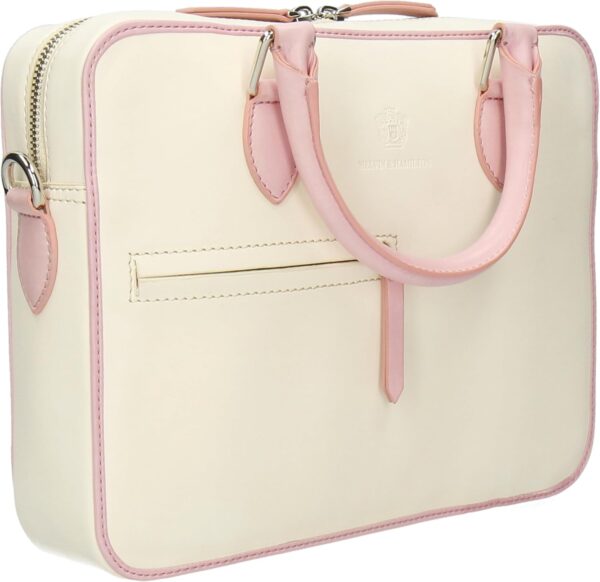 Borsa a spalla donna Melvin Hamilton pelle bianco-1